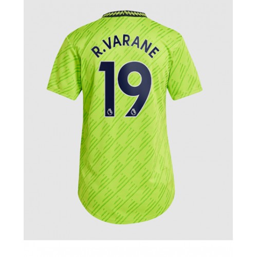 Manchester United Raphael Varane #19 Tredjedrakt Kvinner 2022-23 Kortermet Manchester United Raphael Varane #19 Tredjedrakt Kvinner 2022-23 Kortermet